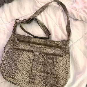 Snake skin Travelon cross body purse
